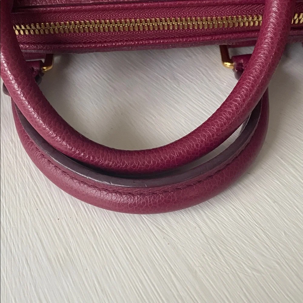 Louis Vuitton Bordeaux Monogram Empreinte Satchel Bag Speedy 25 Bandolier